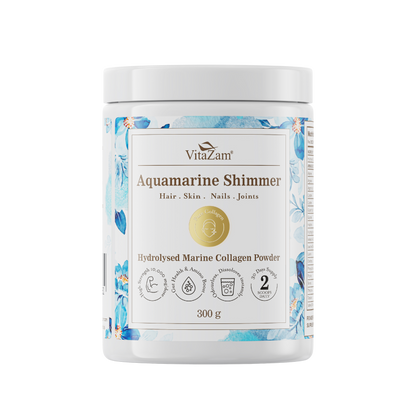 Aquamarine Shimmer – Marine Collagen Powder