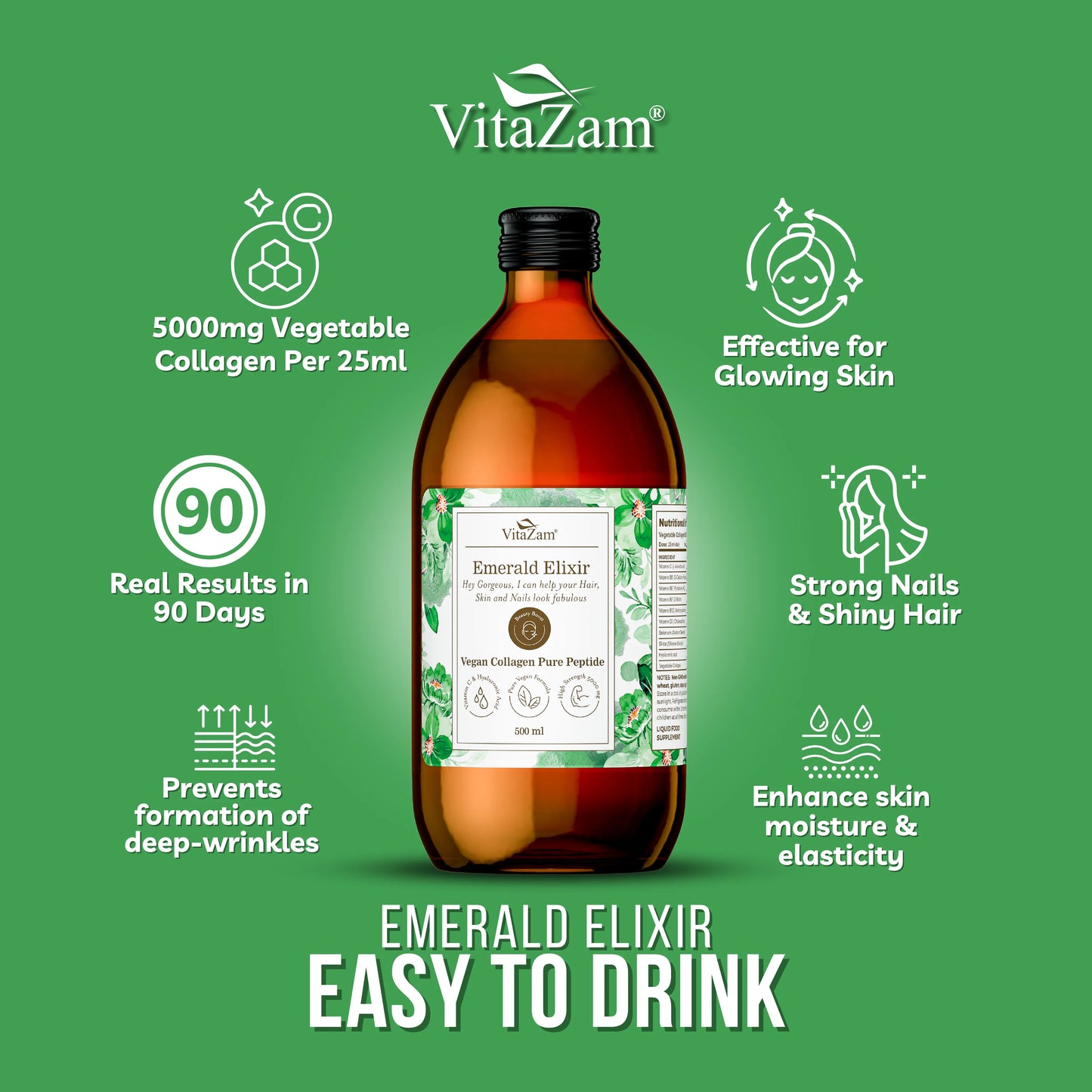 Emerald Elixir Vegetable Collagen